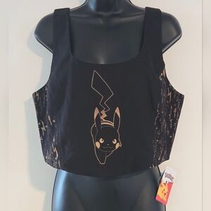 Blackmilk Pikachu Women's Corset Top
